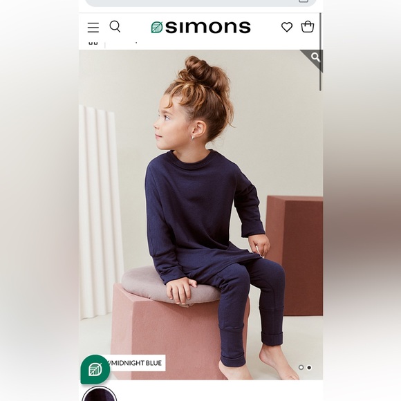 Kid’s Stuff / Trucs d’enfants Grow With Me Sweater Navy Blue 6-18m Like New - Picture 3 of 6